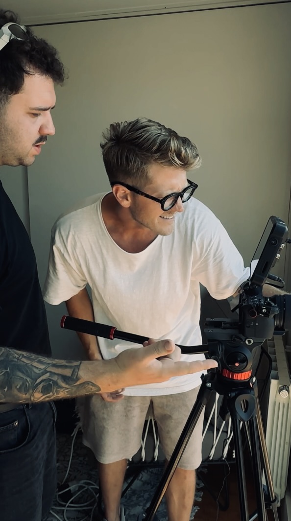 Behind the scenes photo